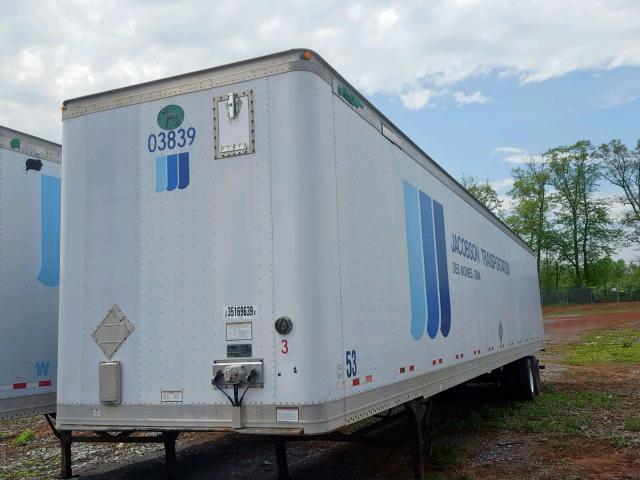 1GRAA06233K247568 - 2003 GREAT DANE TRAILER DRY 53FT WHITE photo 2