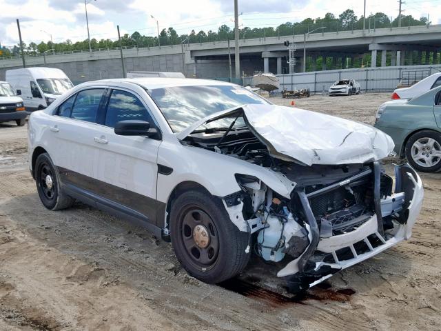 1FAHP2L86HG119840 - 2017 FORD TAURUS POL WHITE photo 1