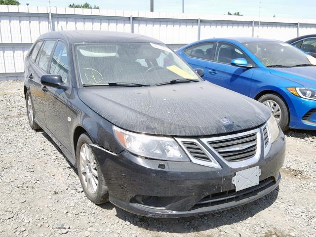 YS3FB59Y381120920 - 2008 SAAB 9-3 2.0T BLACK photo 1