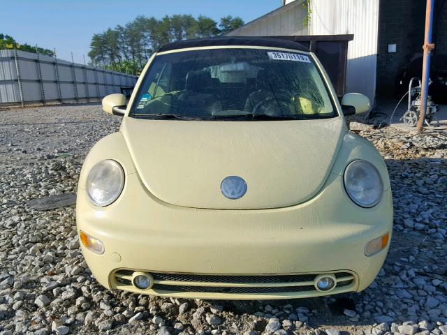 3VWCM31Y44M323622 - 2004 VOLKSWAGEN NEW BEETLE ყვითელი ფოტო 9