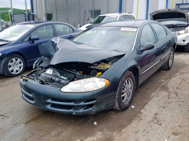 2B3HD46R51H592840 - 2001 DODGE INTREPID S მწვანე ფოტო 2