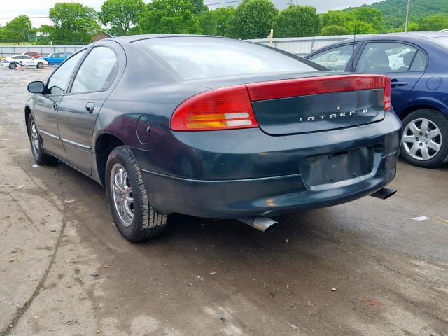 2B3HD46R51H592840 - 2001 DODGE INTREPID S მწვანე ფოტო 3