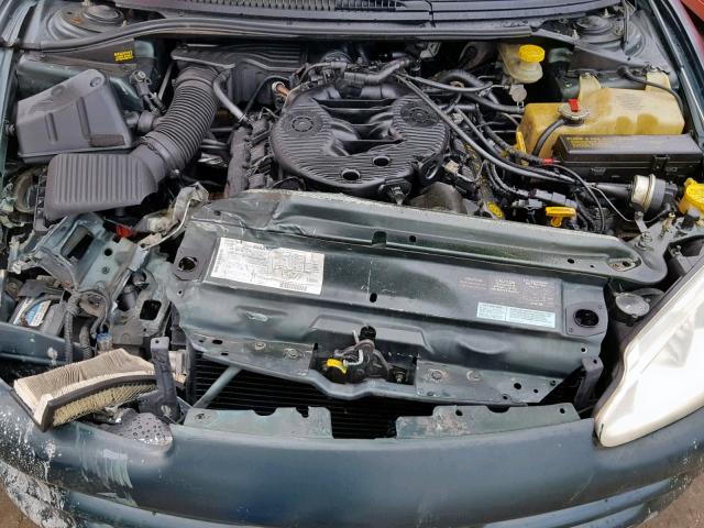 2B3HD46R51H592840 - 2001 DODGE INTREPID S მწვანე ფოტო 7