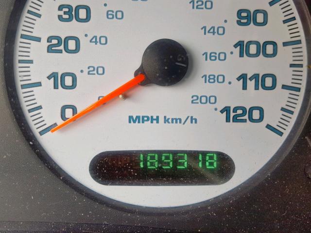 2B3HD46R51H592840 - 2001 DODGE INTREPID S მწვანე ფოტო 8