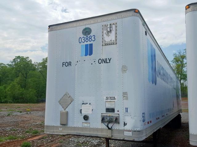 1GRAA06223K247612 - 2003 GREAT DANE TRAILER DRY 53FT WHITE photo 2