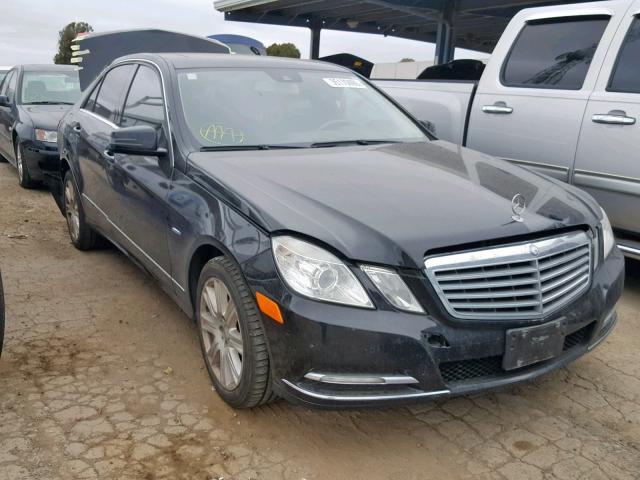 WDDHF5KB4CA530067 - 2012 MERCEDES-BENZ E 350 BLACK photo 1