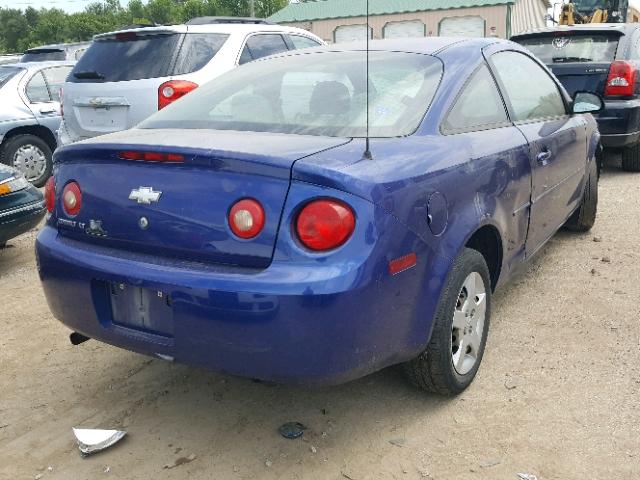 1G1AL15F677161123 - 2007 CHEVROLET COBALT LT BLACK photo 4