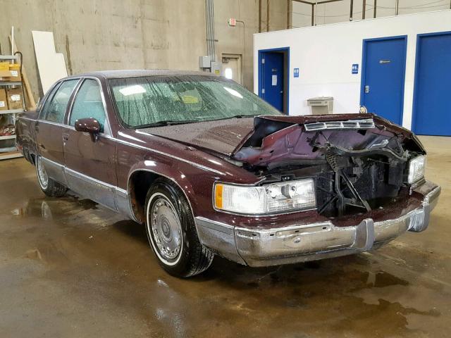 1G6DW5276PR713937 - 1993 CADILLAC FLEETWOOD MAROON photo 1