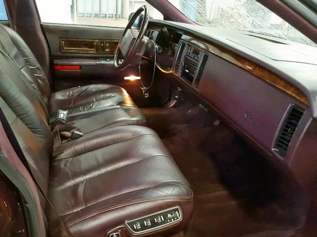 1G6DW5276PR713937 - 1993 CADILLAC FLEETWOOD MAROON photo 5