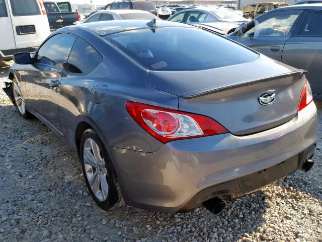 KMHHT6KD6BU043620 - 2011 HYUNDAI GENESIS CO CHARCOAL photo 3