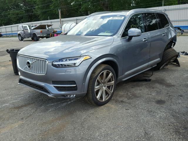 YV4A22PL1J1208584 - 2018 VOLVO XC90 T6 GRAY photo 2