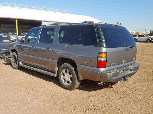 1GKFK66U25J235748 - 2005 GMC YUKON XL D TAN photo 3