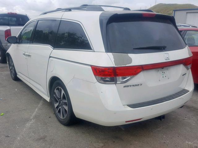 5FNRL5H91EB051837 - 2014 HONDA ODYSSEY TO WHITE photo 3