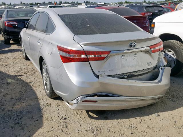 4T1BD1EB0DU007862 - 2013 TOYOTA AVALON HYB SILVER photo 3