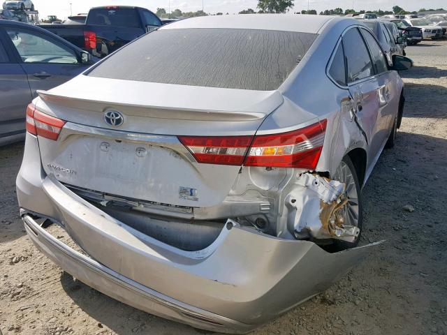 4T1BD1EB0DU007862 - 2013 TOYOTA AVALON HYB SILVER photo 4