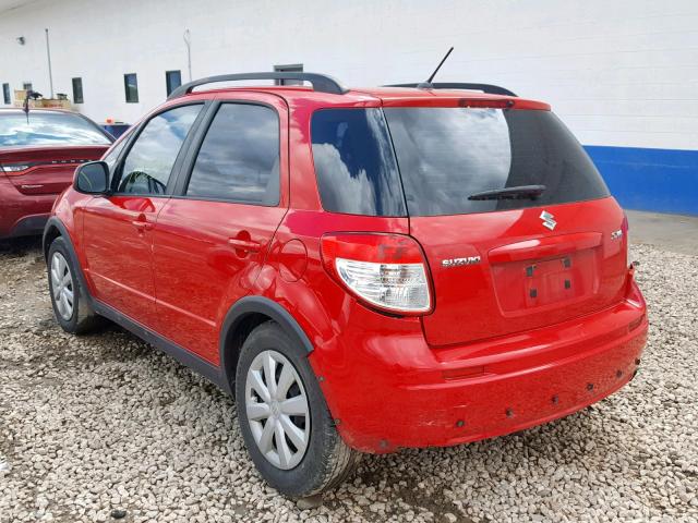 JS2YA5A31A6300902 - 2010 SUZUKI SX4 RED photo 3