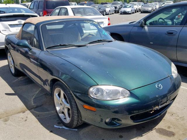 JM1NB353710202159 - 2001 MAZDA MX-5 MIATA GREEN photo 1