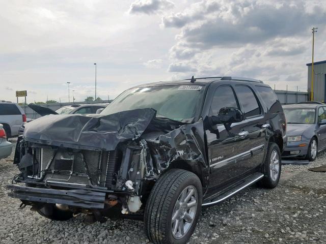 1GKFK63898J104036 - 2008 GMC YUKON DENA BLACK photo 2