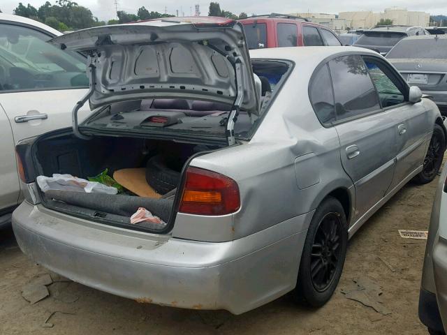 4S3BE625746204495 - 2004 SUBARU LEGACY L S SILVER photo 3