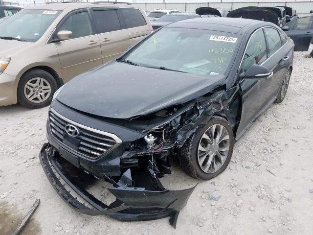 5NPE34AB2FH115358 - 2015 HYUNDAI SONATA SPORT  photo 2