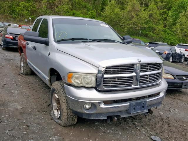 3D3KS28C85G701134 - 2005 DODGE RAM 2500 S SILVER photo 1