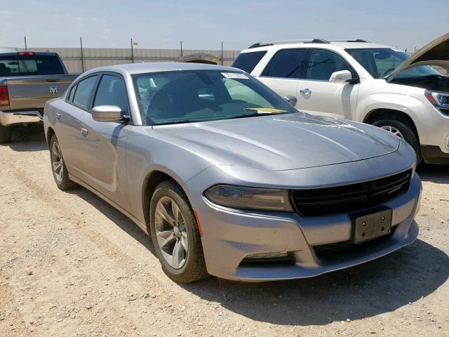 2C3CDXHG0HH562617 - 2017 DODGE CHARGER SX GRAY photo 1