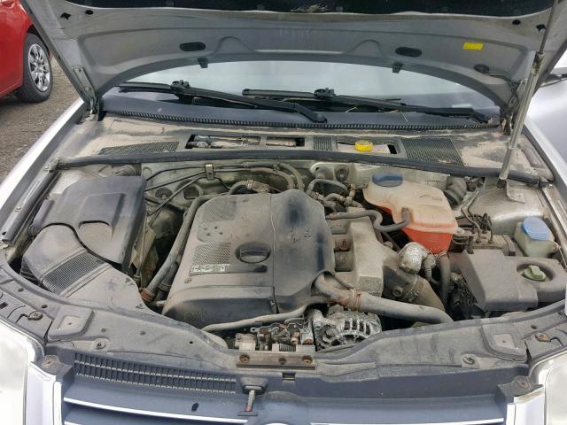 WVWVD63B92E400610 - 2002 VOLKSWAGEN PASSAT GLS SILVER photo 7