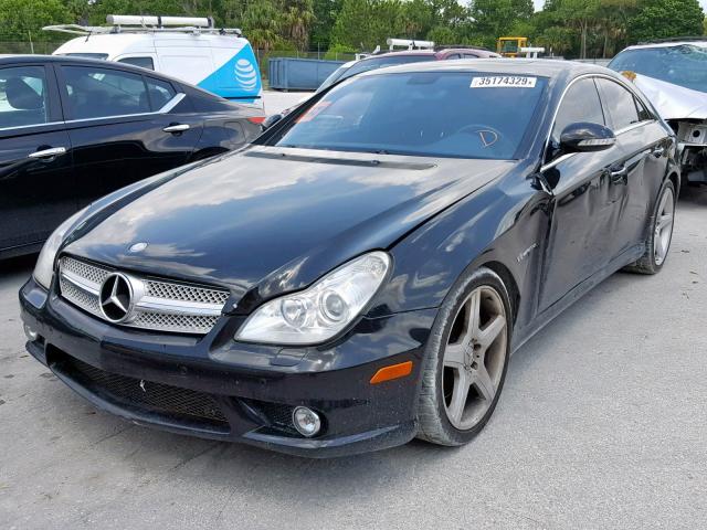 WDDDJ76X46A053305 - 2006 MERCEDES-BENZ CLS 55 AMG BLACK photo 2