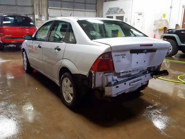 1FAFP34N17W168739 - 2007 FORD FOCUS ZX4 GRAY photo 3