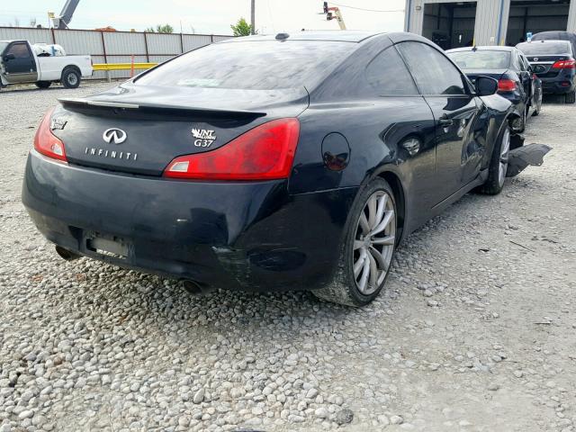 JNKCV64E89M600440 - 2009 INFINITI G37 BASE BLACK photo 4