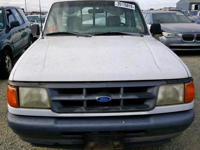 1FTCR10A9PUC97824 - 1993 FORD RANGER WHITE photo 9