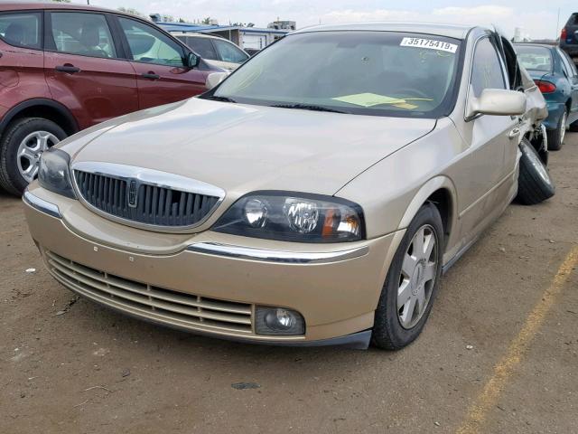 1LNHM86S55Y640093 - 2005 LINCOLN LS TAN photo 2