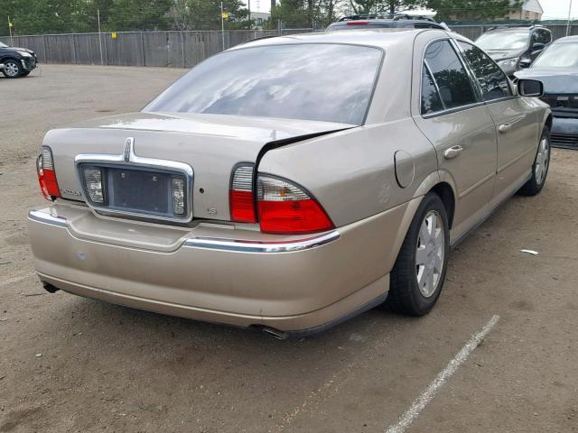 1LNHM86S55Y640093 - 2005 LINCOLN LS TAN photo 4