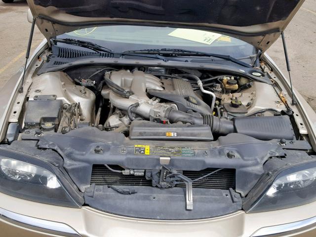 1LNHM86S55Y640093 - 2005 LINCOLN LS TAN photo 7