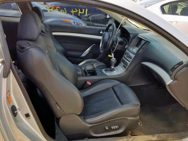 JNKCV64E88M107694 - 2008 INFINITI G37 BASE SILVER photo 5