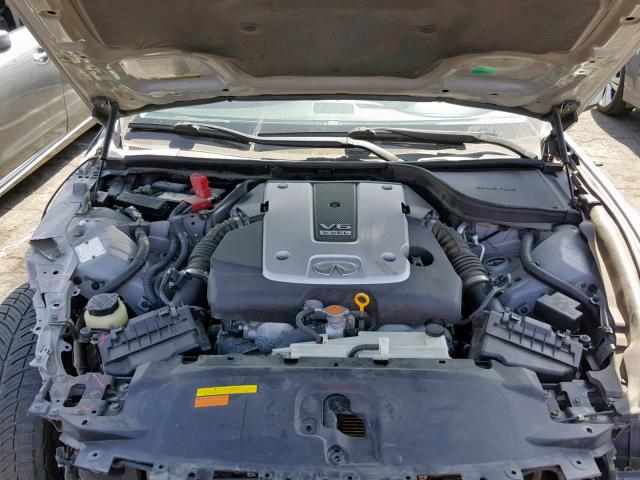 JNKCV64E88M107694 - 2008 INFINITI G37 BASE SILVER photo 7