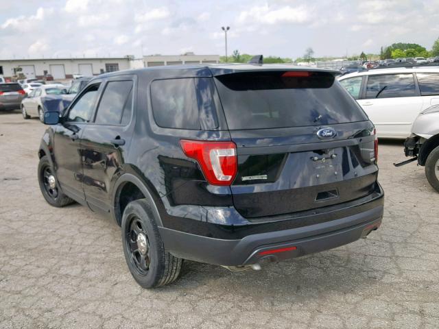 1FM5K8AR4GGB65686 - 2016 FORD EXPLORER P BLACK photo 3