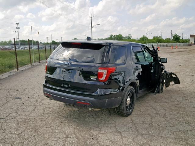 1FM5K8AR4GGB65686 - 2016 FORD EXPLORER P BLACK photo 4