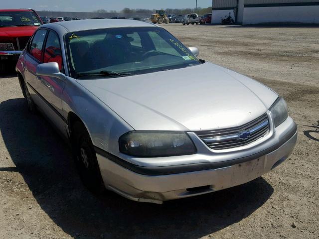 2G1WF52E749386273 - 2004 CHEVROLET IMPALA SILVER photo 1