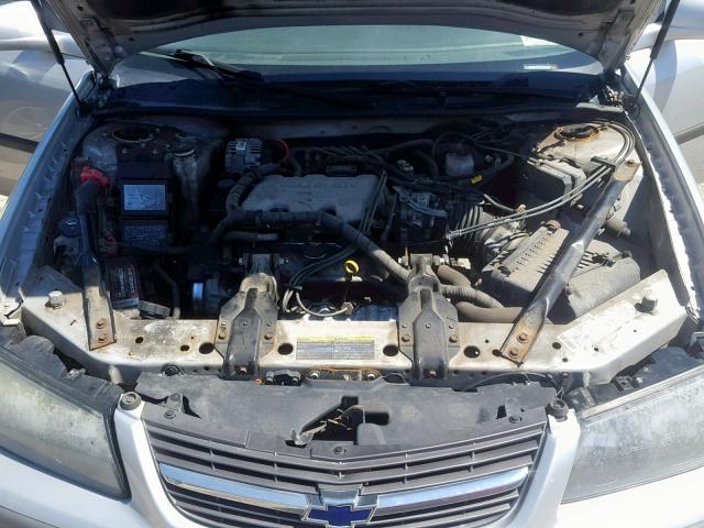 2G1WF52E749386273 - 2004 CHEVROLET IMPALA SILVER photo 7