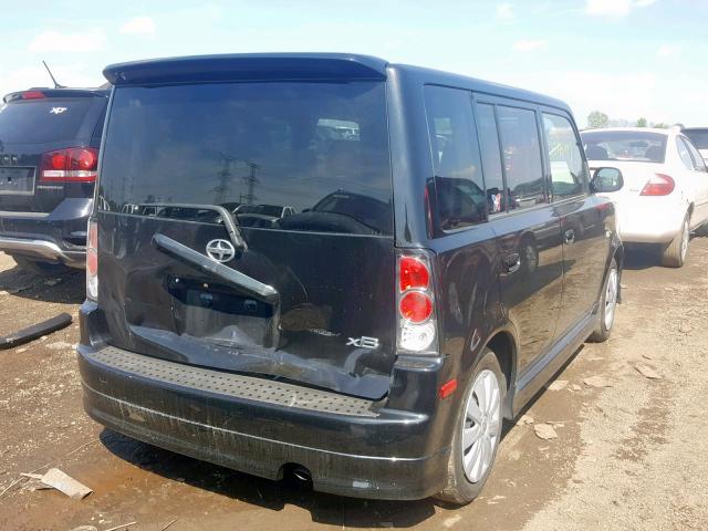 JTLKT324554001781 - 2005 TOYOTA SCION XB 黑色 照片 4