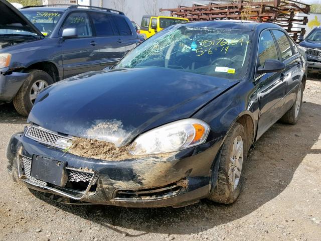 2G1WB5E39E1100588 - 2014 CHEVROLET IMPALA LIM BLACK photo 2