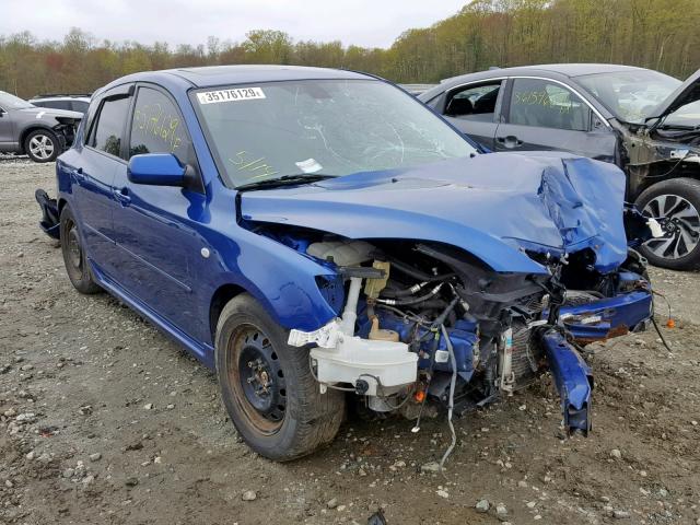 JM1BK344281818028 - 2008 MAZDA 3 HATCHBAC BLUE photo 1