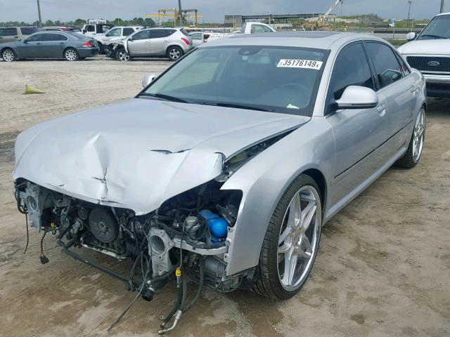 WAUMV94E39N004375 - 2009 AUDI A8 L QUATT SILVER photo 2