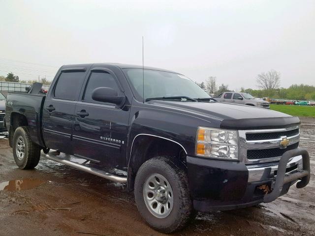 2GCEK23C191138116 - 2009 CHEVROLET SILVERADO BLACK photo 1