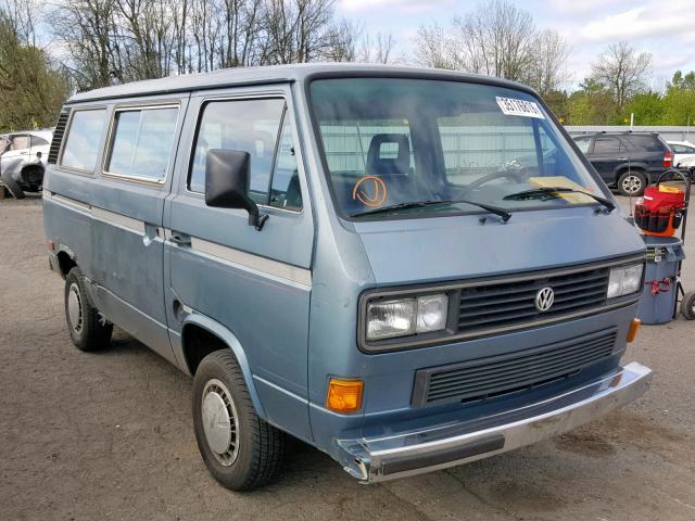 WV2YB0259GH022856 - 1986 VOLKSWAGEN VANAGON BU BLUE photo 1