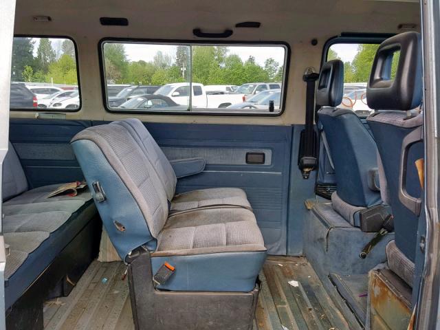 WV2YB0259GH022856 - 1986 VOLKSWAGEN VANAGON BU BLUE photo 6