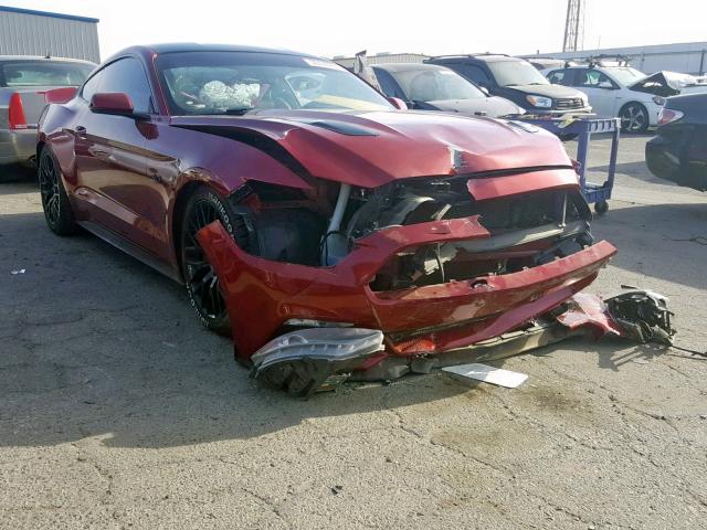 1FA6P8CF5F5314717 - 2015 FORD MUSTANG GT RED photo 1