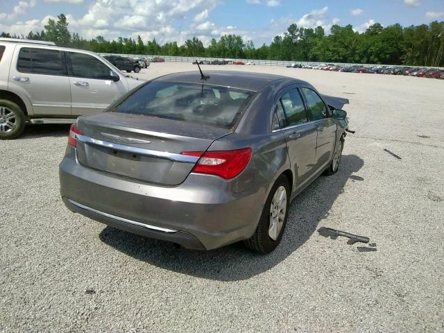 1C3CCBAB3DN569759 - 2013 CHRYSLER 200 LX SILVER photo 4