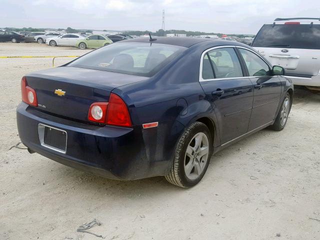 1G1ZC5EB8A4123182 - 2010 CHEVROLET MALIBU 1LT 蓝色 照片 4